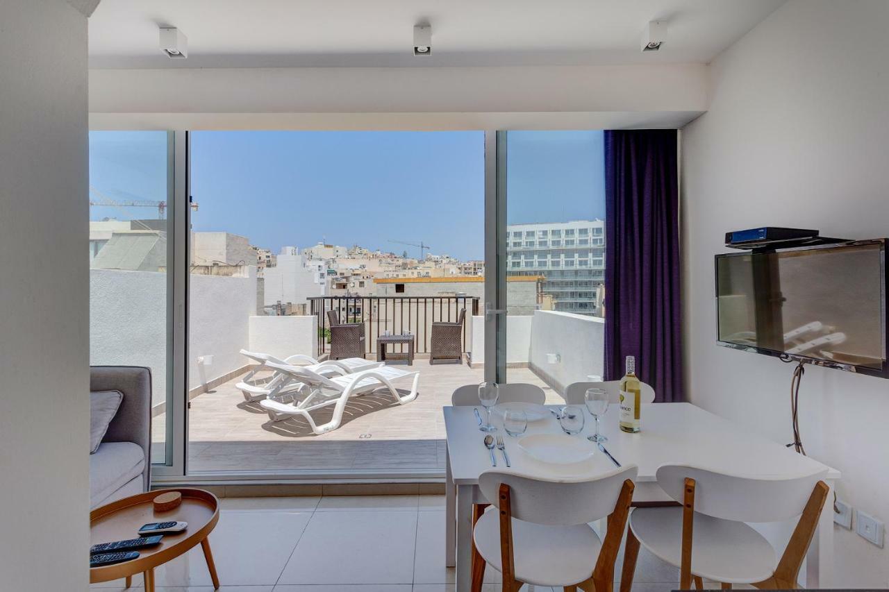Cosy 1Br Penthouse With Terrace, Great Location Apartment Gzira Exterior photo